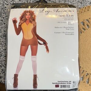 Leg Avenue Brown and Tan Lion Romper